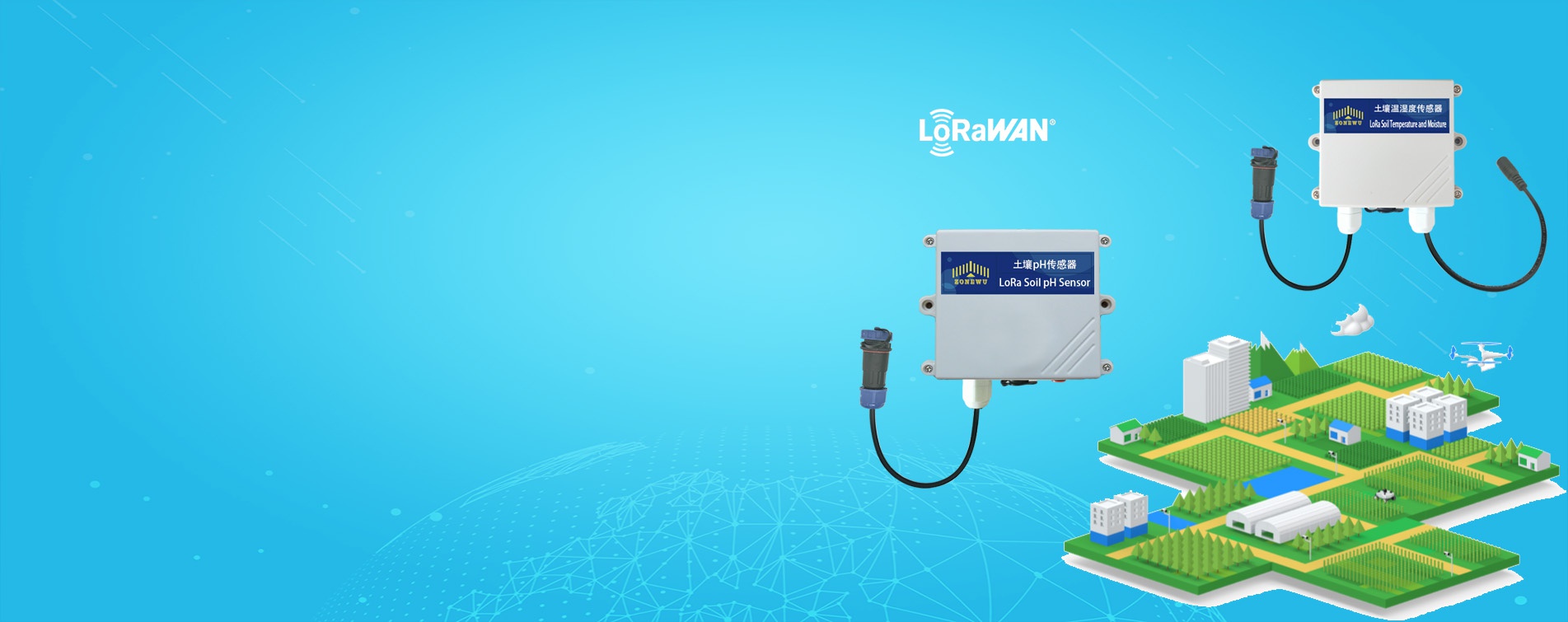 LoRaWAN Soil Monitoring Sensor